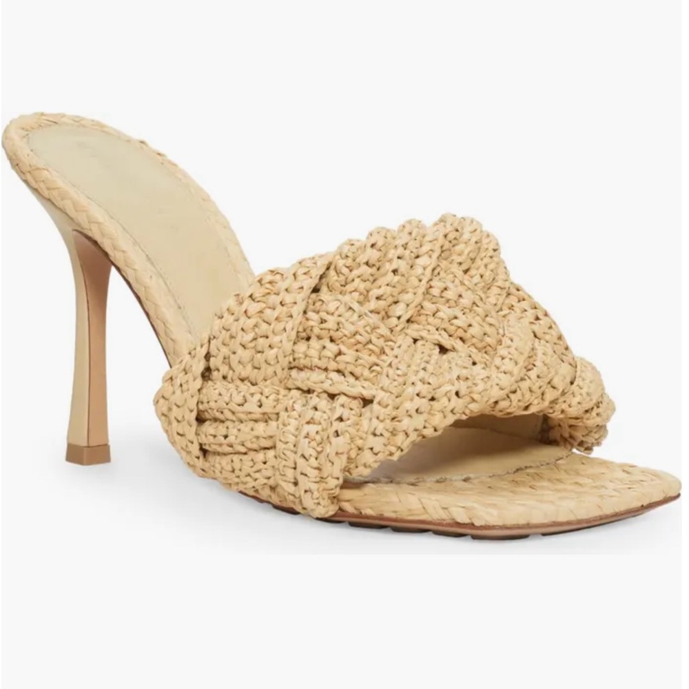 Bottega Veneta Lido Sandal Raffia